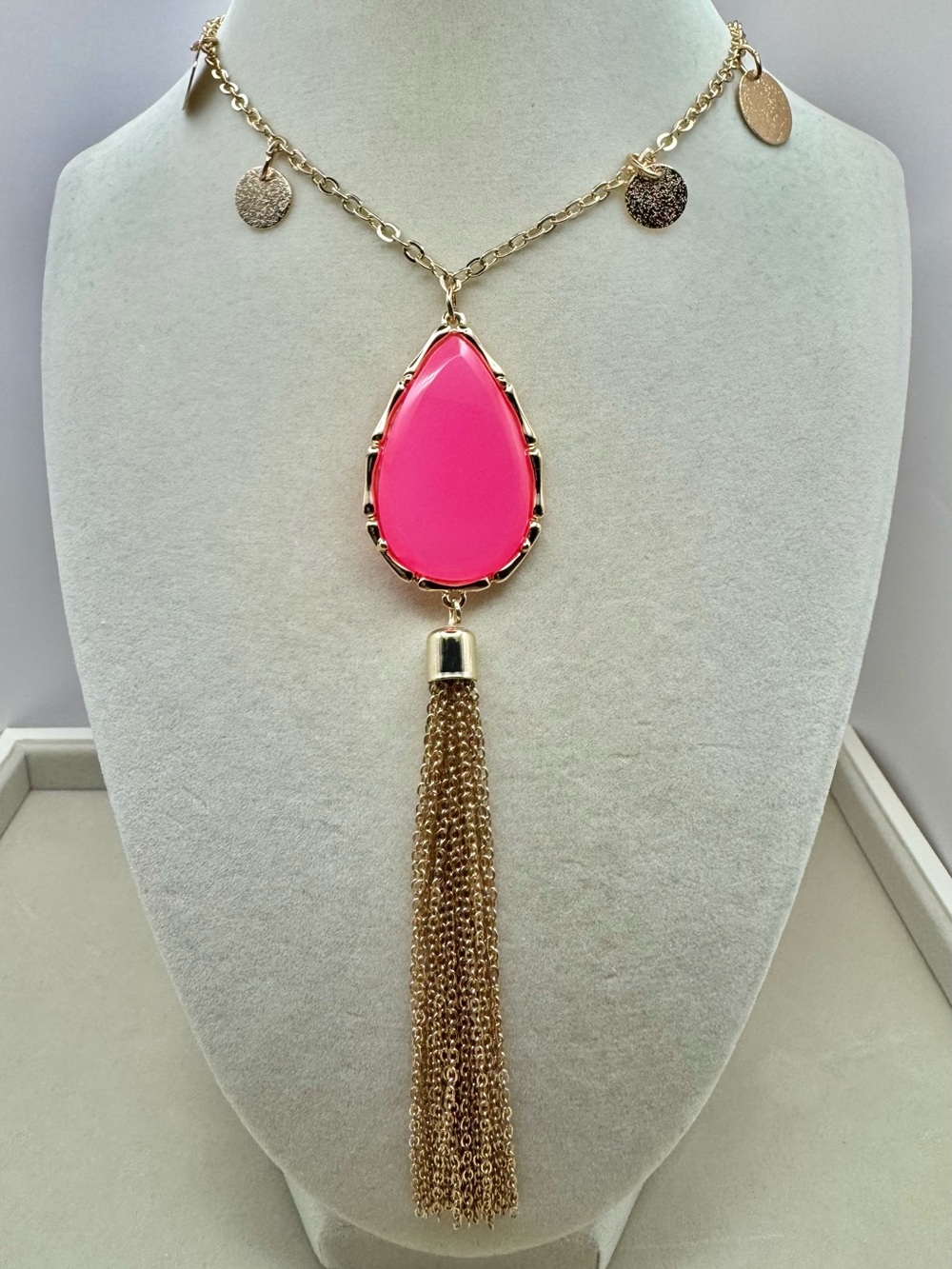 Lillly Pulitzer Pink Moonlight Necklace NWT